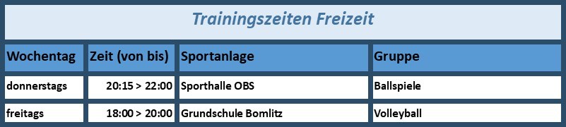 Freizeit